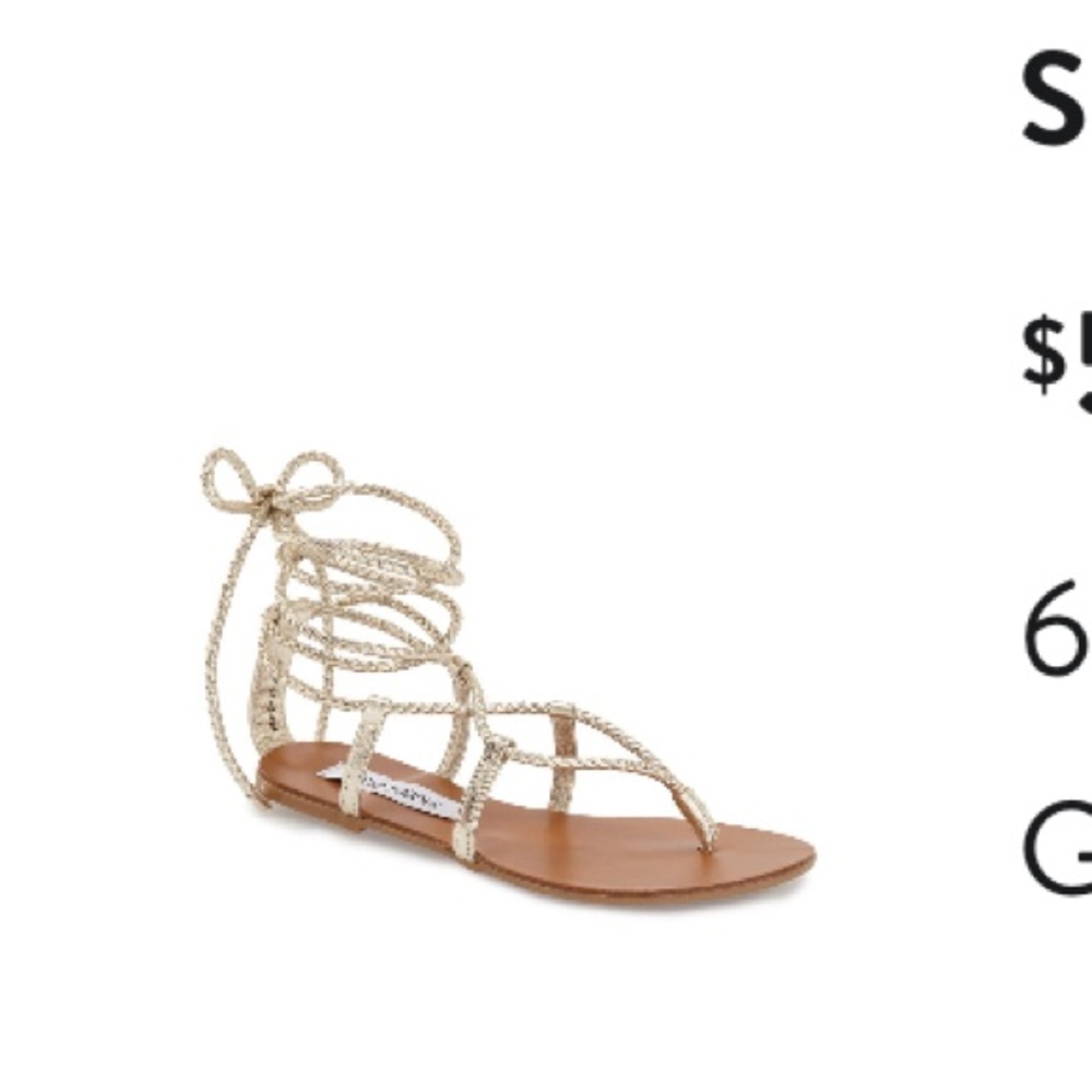 Steve Madden tie up sandals